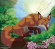When Foxes Flutter...resized
