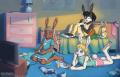 Bunny Sleepover by...resized